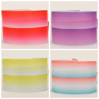grosgrain ribbon rainbow color solid gradient print tape ribbon 78 22 mm for holiday decoration supplies