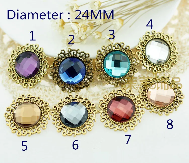 

1621615 , 8 style can choose, Alloy Acrylic Beads costume jewelry accessories material, bow ornament, DIY handmade materials