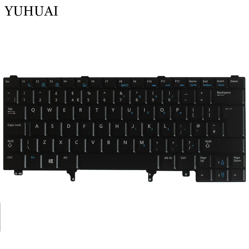 Новая клавиатура для ноутбука Dell Latitude E6420 E6320 E6430 E5420 E5430 E6430s без указания точки |