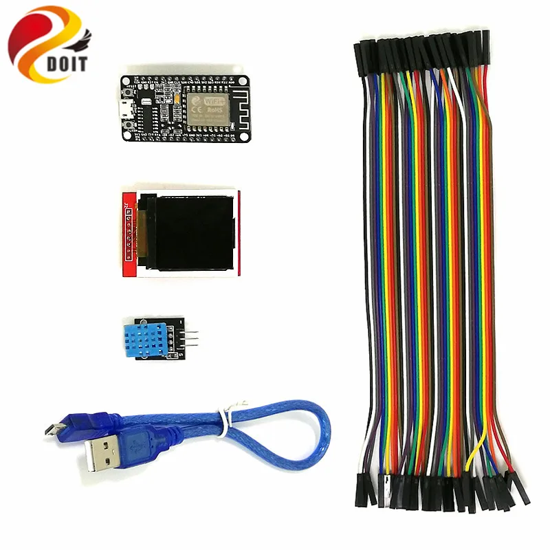 WiFi ESP8266 стартовый комплект для Arduino IoT NodeMCU беспроводной 3 5 дюймовый ЖК модуль DHT11