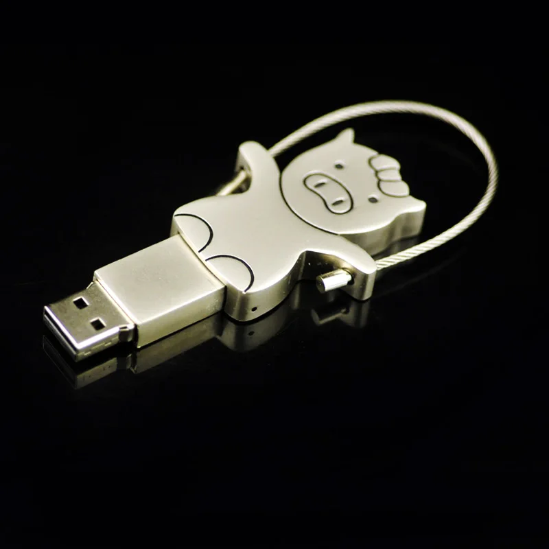 64Гб в металлическом корпусе на День святого Валентина пара свинок USB
