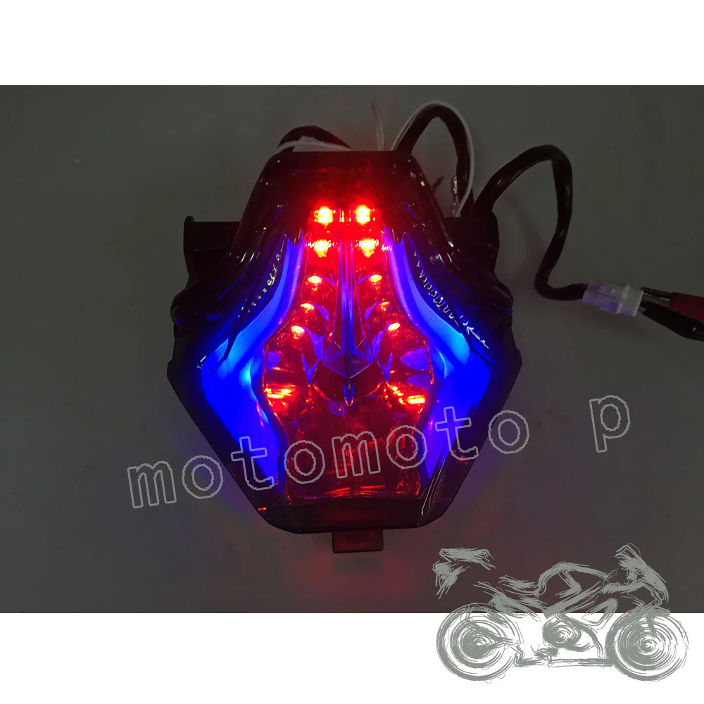 MT07 MT25 Motocicleta Traseira Da Cauda Luz de Freio Sinais Volta Integrado DIODO EMISSOR for Yamaha YZF R3 R25 MT-07 |