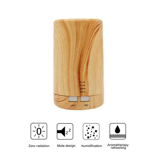 Ультразвуковой увлажнитель воздуха ароматизатор классический деревянный Grgin