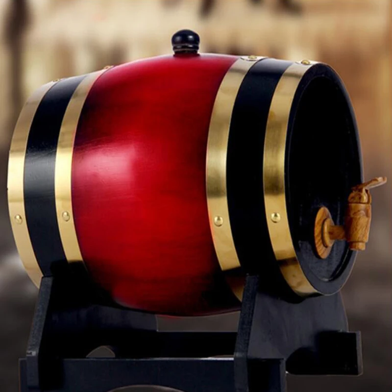 3L дубовый бочонок красный винный домашний пивоваренный ликер Хранение Емкость