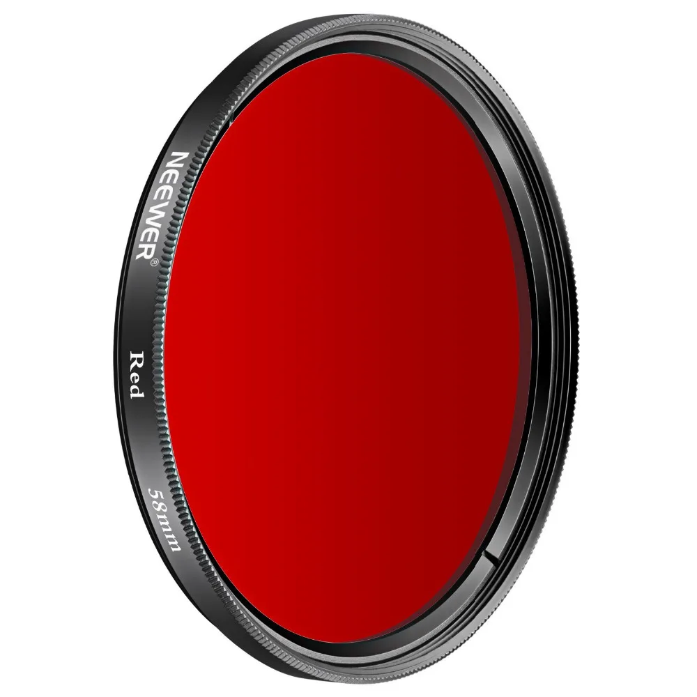 Neewer 58 мм красный фильтр для Canon EOS Rebel T6i T6 T5i T5 T4i T3i SL1 DSLR камера HD Оптическое стекло