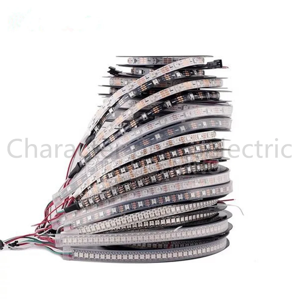 

1m/5m DC5V individually addressable ws2812b led strip ws2811ic Built-in 30/60/144 pixels,smart rgb led light tape ribbon IP30/67