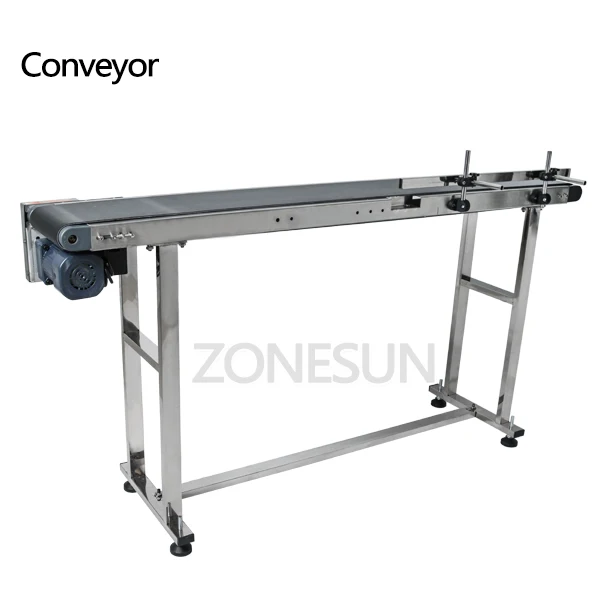 Only Conveyor ZONESUN струйный принтер конвейер конвейерный стол ленточный Перевозчик Сортировка верстак лента из ПВХ Емкость на подставке коробка наклейка на мешок конвейер - Цвет: Only Conveyor