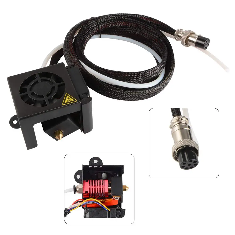 Creality 3D cr10 cr 10s S4 S5 Ender 3 MK10 полный комплект экструдера 0 4 мм Насадка для hotend ender 10 s5 3d