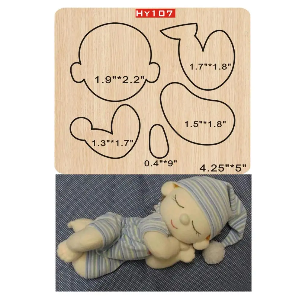 

baby cutting dies 2019 new die cut &wooden dies Suitable for common die cutting machines on the market