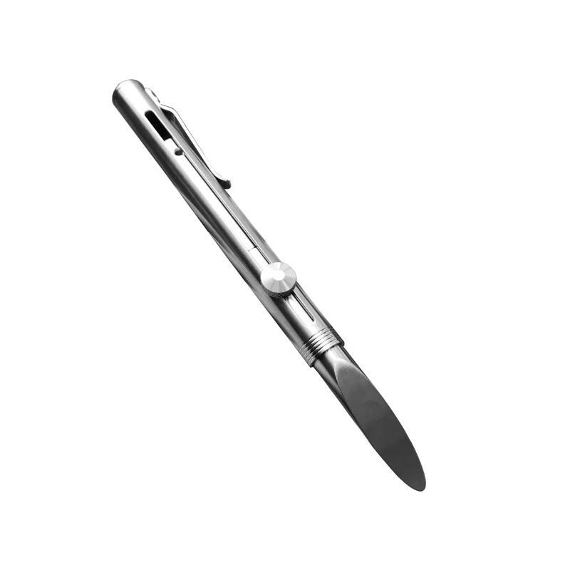 Murah Pertahanan Diri Taktik Pena Titanium Alloy Serangan Pen Yang Dapat Dilepas Pensil Kuas Spidol