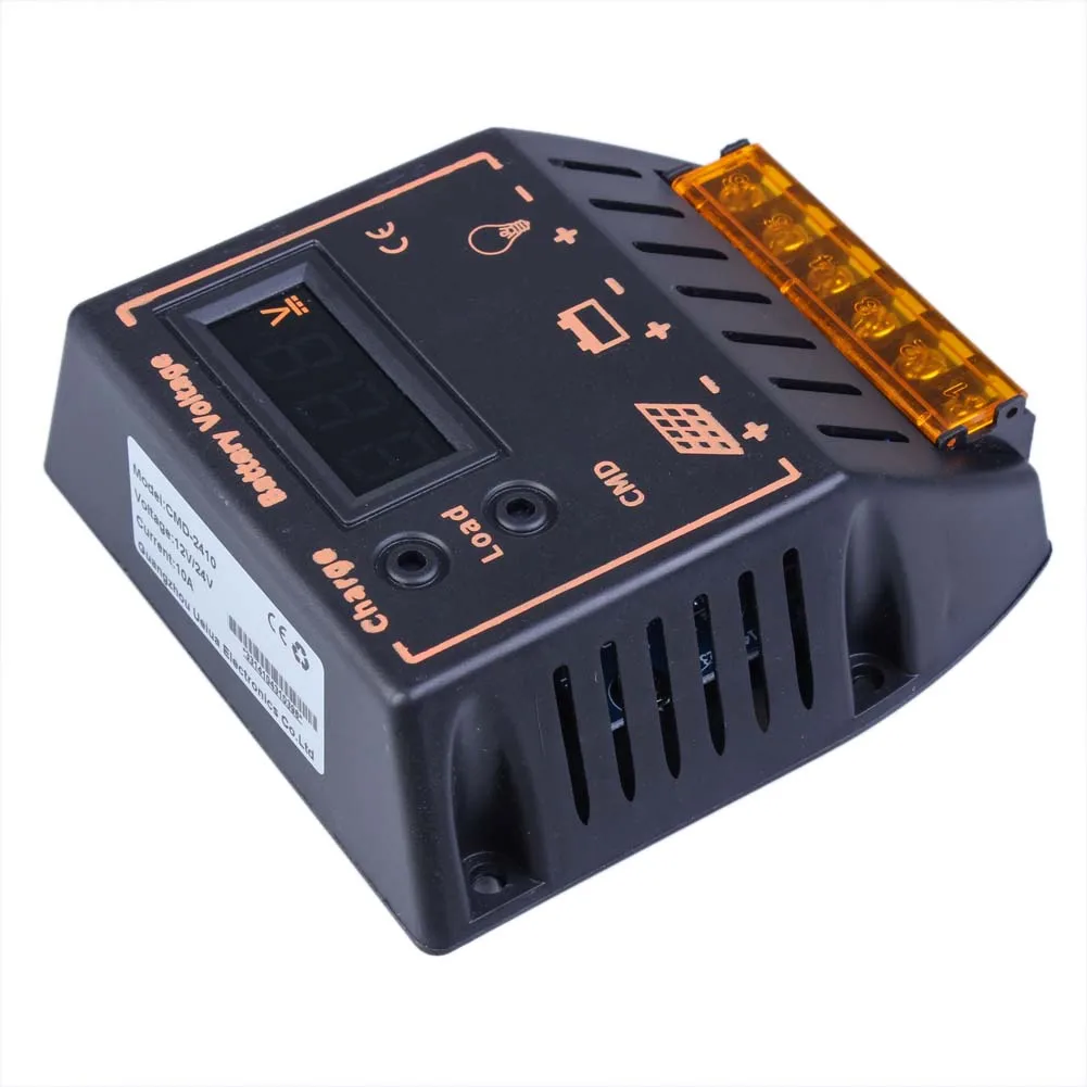 Автоматический выключатель солнечной панели с ЖК дисплеем 20A 12 В/24 В регулятор