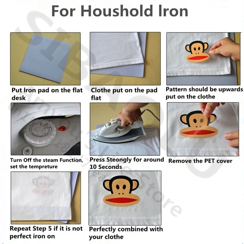 Fire Flamingo Мультфильм бумага для пирографии наклейки девочек одежда термопечать