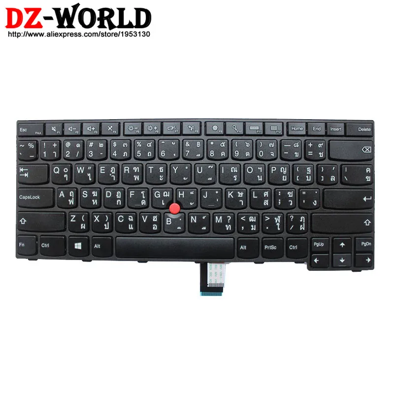 Клавиатура Teclado TH Thai макет для Lenovo Thinkpad E450 E450C E455 E460 E465 04X6135 04X6175 SN20E66135 оригинал |