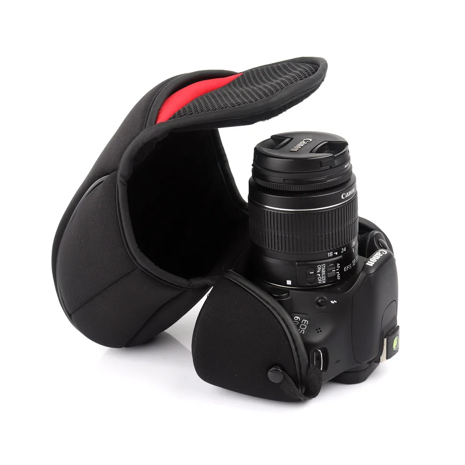 Сумка чехол для DSLR камеры мягкая подкладка Canon 5DII 5diii 5DIV 5DS 6D2 Sony A7M2 A7R2 A7M3 Nikon D7500 D7200