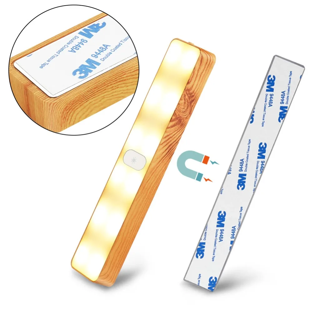 B2OCLED новый красочный деревянный шкаф с зернистой подсветкой ночник бар сенсорный