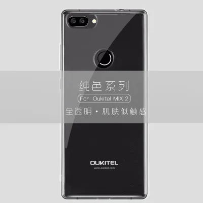 Прозрачная задняя крышка для Oukitel Mix 2 5 99 &quotультра тонкий Мягкие TPU Чехлы