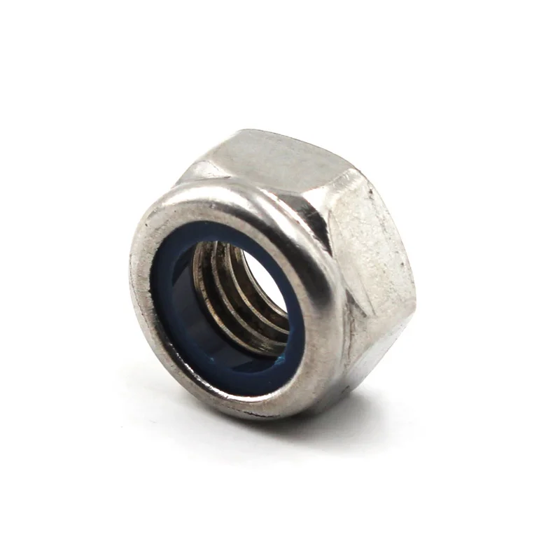 (10pcs to 100pcs) M3 M4 M5 M6 M8 M10 M12 M14 M16 Metric thread Nylon Insert Hex Lock Nut 304 Stainless Steel | Обустройство дома