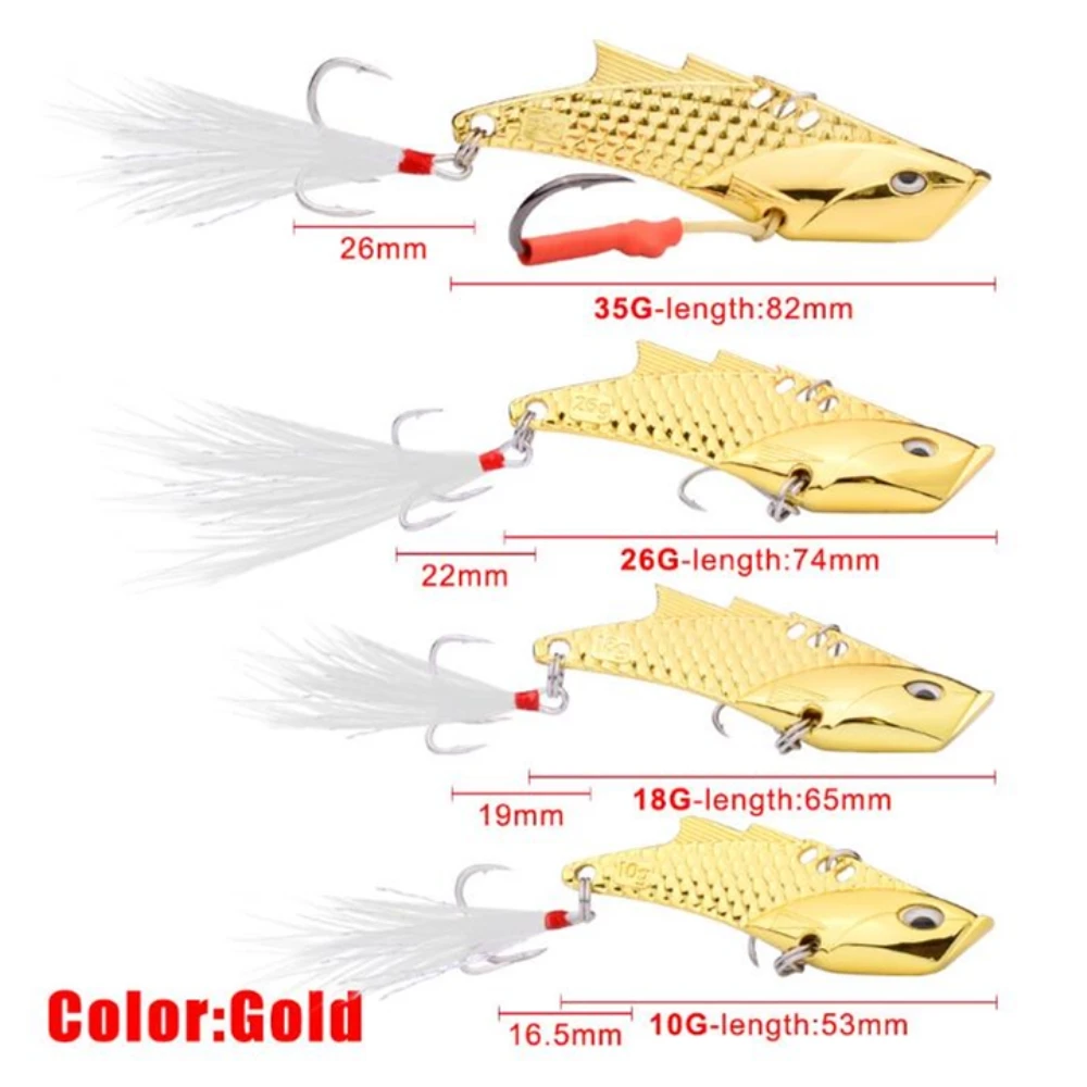 1 шт./лот VIB жесткая приманка для рыбалки 10 г/18 г/26 г/35 г PESCA, Воблер для рыбалки isca искусственная все для рыбалки