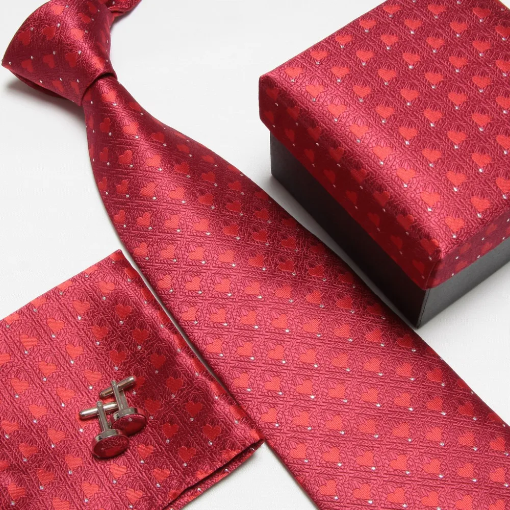 Мужской комплект из галстука запонок и носового платка|tie set|neck tie setneck |