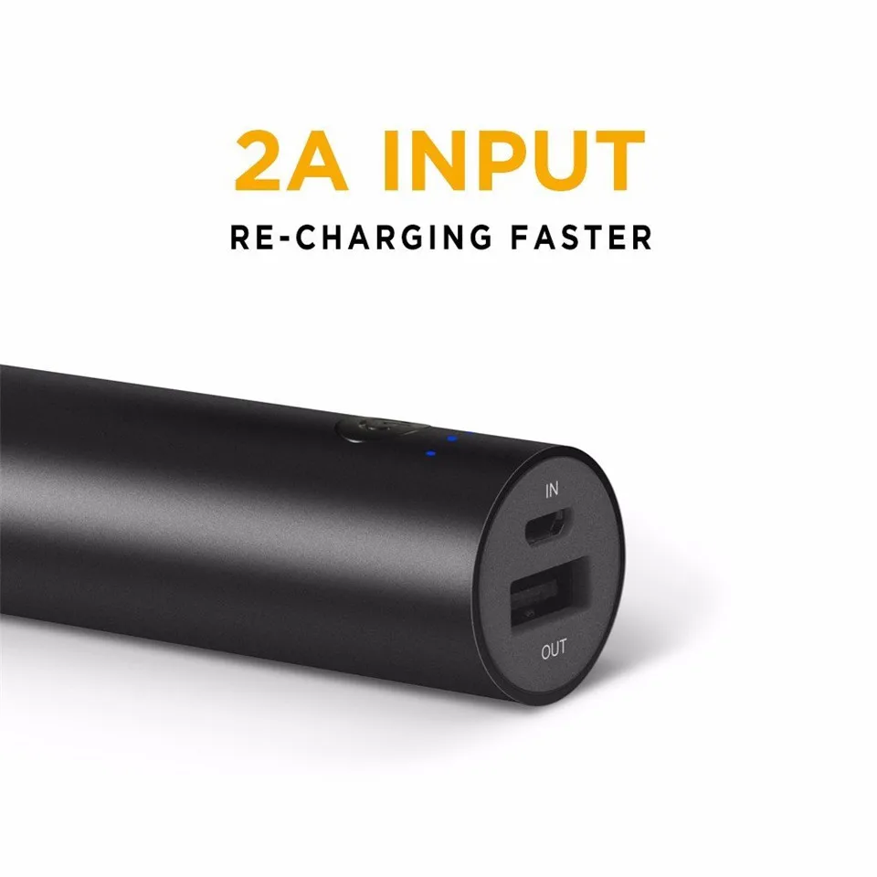 Easyacc Портативный Зарядное устройство для iPhone 7 6 Samsung Xiaomi 3350 мАч Запасные