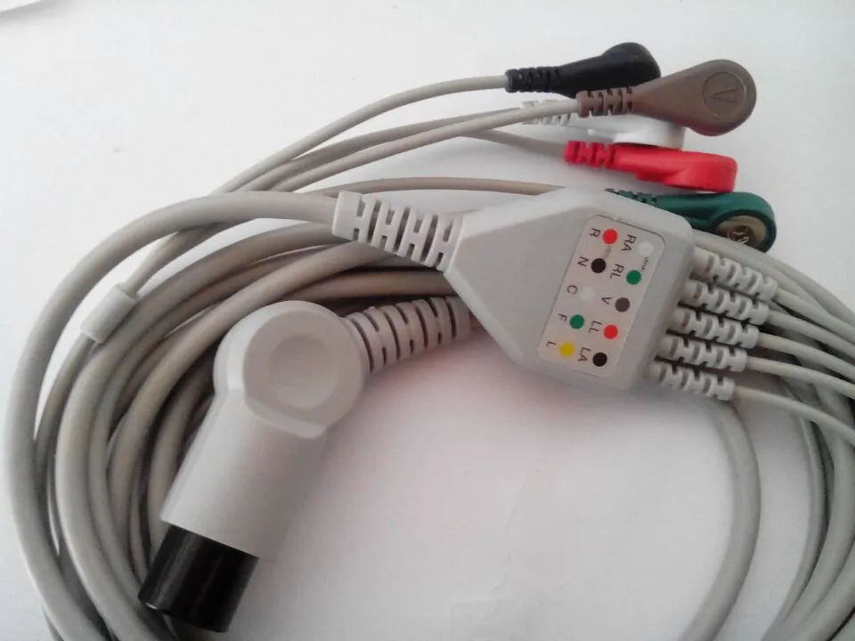 

Free Shipping kmtkeramed for MINDRAY MEK COMEN,WELCH ALLYN,GOLDWAY,SPACELABS,PRO1000Biolight One-Piece Series Patient Cable