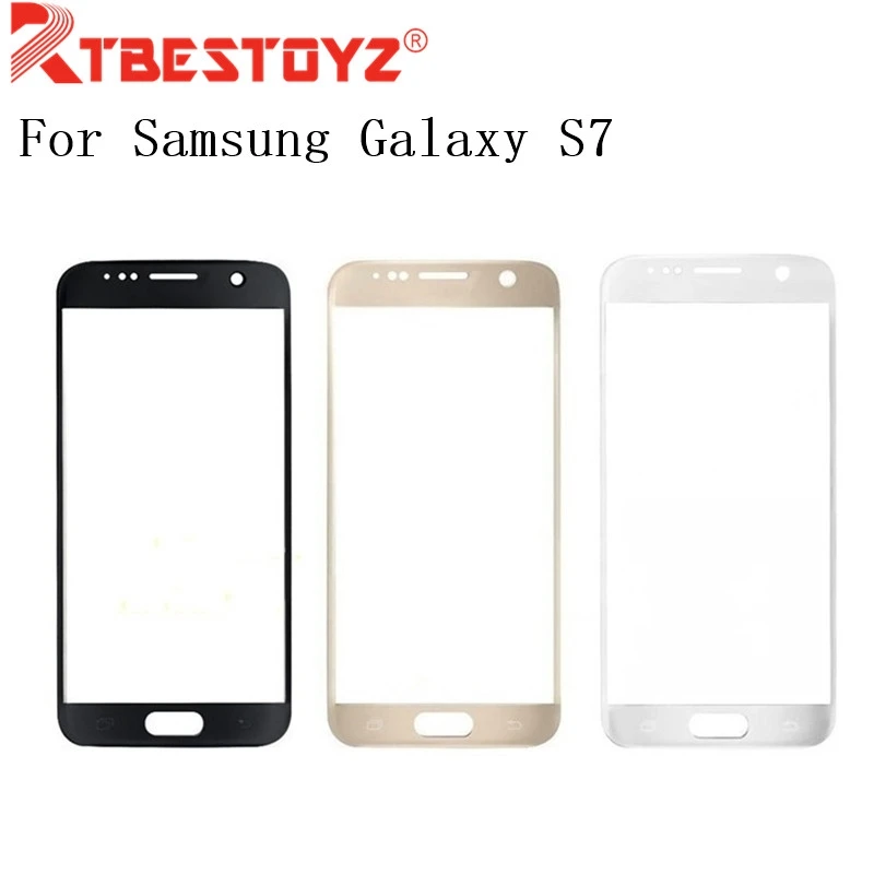 Переднее Сенсорное стекло RTBESTOYZ для Samsung Galaxy S7 внешний объектив G9300 сенсорное