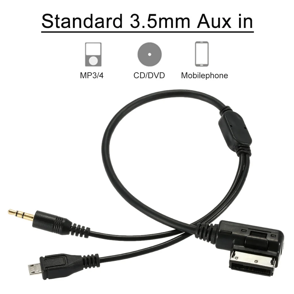 3 5 мм мини джек Aux MP3 кабель USB адаптер Музыка AMI MMI интерфейс для Audi A3 A4 A5 A6 TT VW Jetta GTI