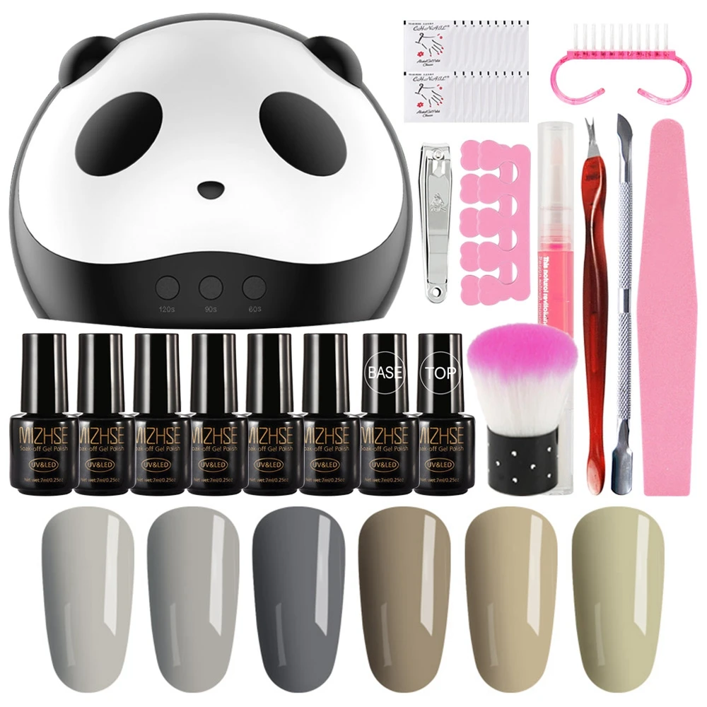 MC-P11 MIZHSE Гель-лак для ногтей Набор для акриловых ногтей Vernis Полупостоянный УФ с лампой для ногтей Набор 36 Вт УФ-светодиодный светильник для наборы для ногтей инструмент - Цвет: MC-P11