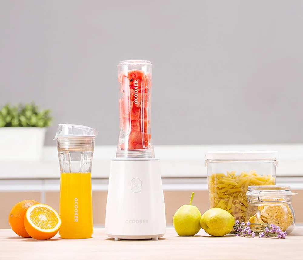 Xiaomi mijia Ocooker Youth портативная соковыжималка для детей, машина для приготовления фруктов и овощей, точечный переключатель 304, нержавеющая сталь, 8 секунд
