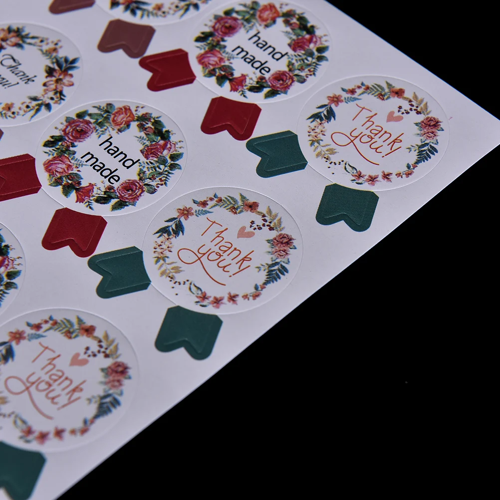 60 шт./5 листов наклейки ручной работы в винтажном стиле|hand made|hand labellershand stickers |