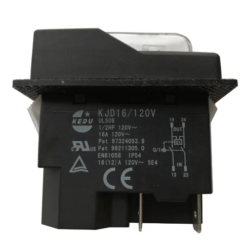 KEDU KJD16/120 в 4 контакта водонепроницаемый электромагнитный самосброс кнопочный переключатель для станков
