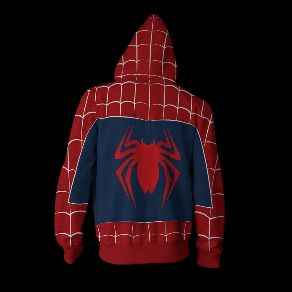 PS4 Scarlet Spider Spider-Man3 Косплей Костюм Raimi толстовка с символикой Человека-паука 3D