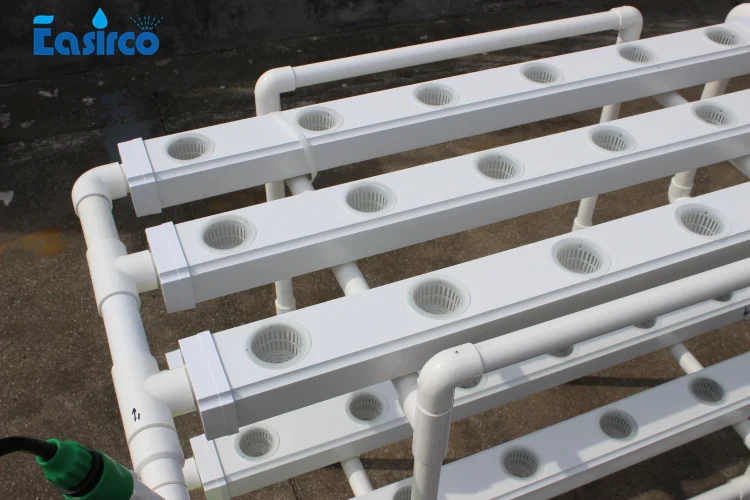 Indoor garden hydroponic Square pipe 36pcs net cup Home Hydroponics system NFT Pipe hydroponics | Nursery Trays &amp Lids