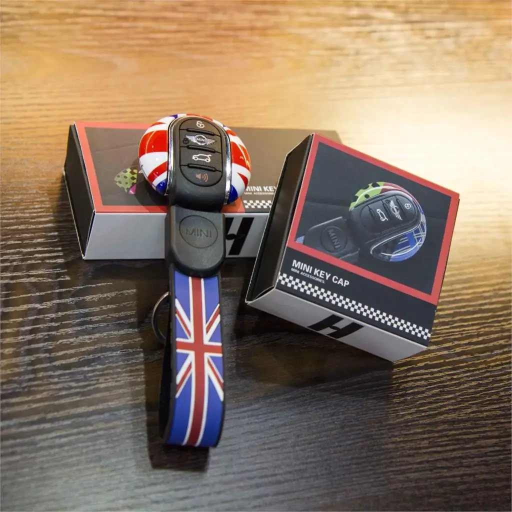 Черный чехол для ключа с зелеными точками Mini Cooper F55 F56 one Fun Smart Key|smart key case|mini cooper casekey