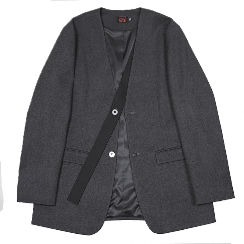 XS 5XL 2019 мужские новые модные стилист волос walk шоу свободный шерстяной без