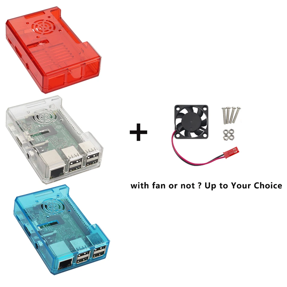 Чехол для Raspberry pi прозрачный чехол из АБС-пластика raspberry Pi 3/2 Модель B + с