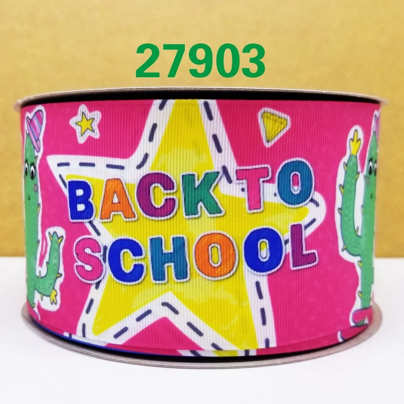 Бесплатная доставка 50 ярдов мультфильм печатных grosgrain ленты 27964 | Дом и сад
