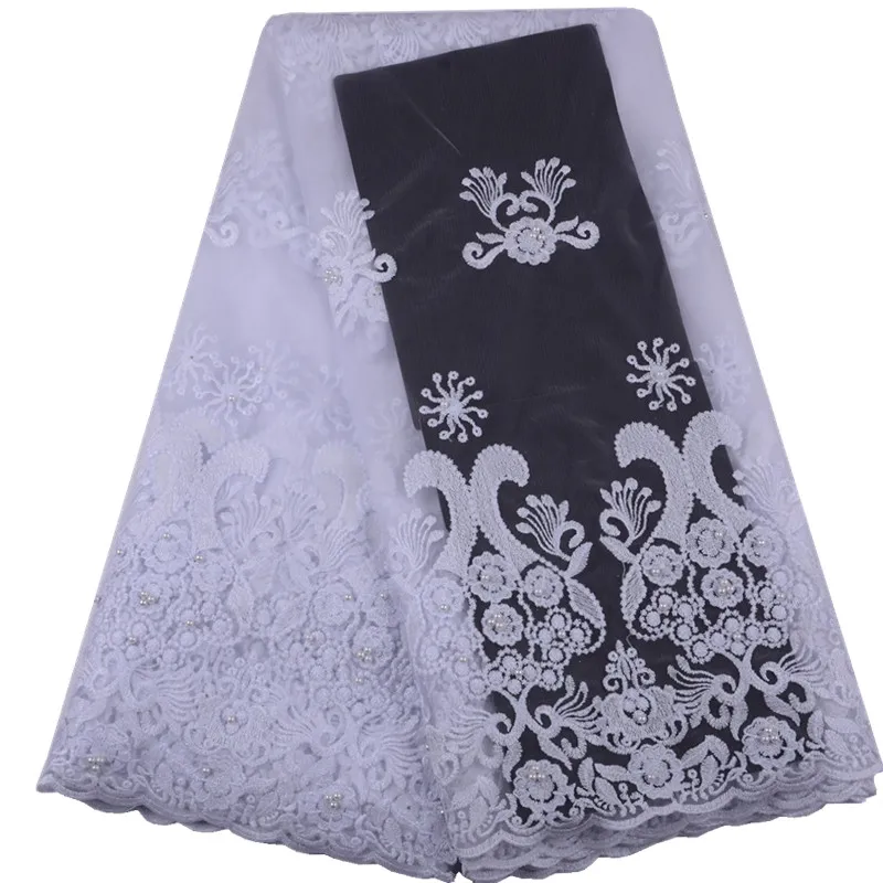 New Style Nigerian Laces Fabric High Quality French Lace African Embroidered Net Fabrics For Dress 1522 | Дом и сад