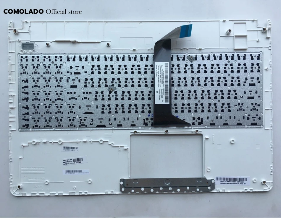 HB Иврит клавиатура для ASUS X501 X501A X501U X501EI X501X X501XE белый и черный с подставкой верхняя