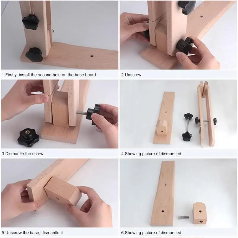 Горячий-Diy Регулируемый кожаный удерживающий зажим для дерева инструменты