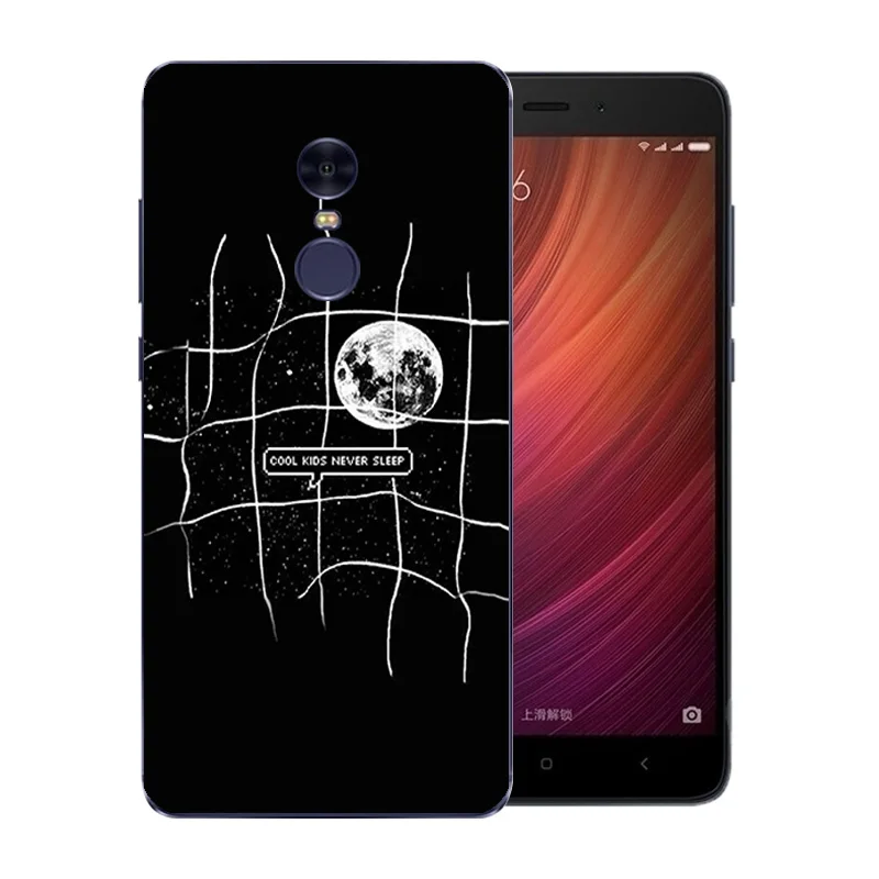 Чехол для Xiaomi Redmi Note 4 CN версия гримаса шаблон ТПУ мягкие чехлы телефонов силикон