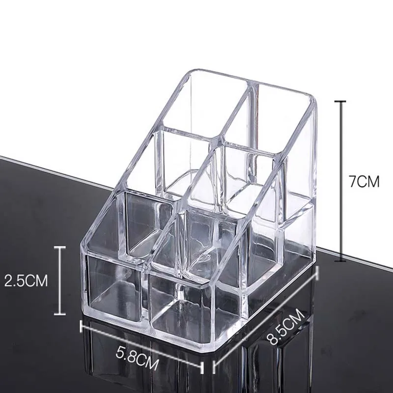 Акриловая коробка для хранения помады контейнеры макияжа косметический