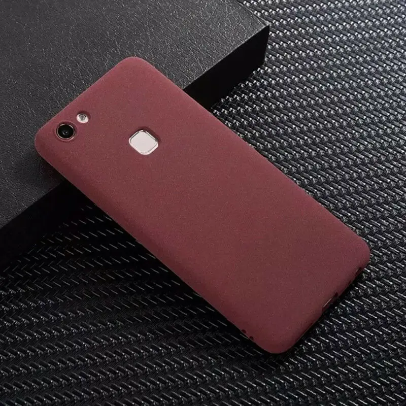 Sandstone Wine YISHANGOU Чехлы для LG G5 G6 G7/Q6 Q8 V30 V40, тонкий мягкий силиконовый чехол из ТПУ с песчаником, Матовый ультратонкий чехол из ТПУ с двумя камерами - Цвет: Sandstone Wine