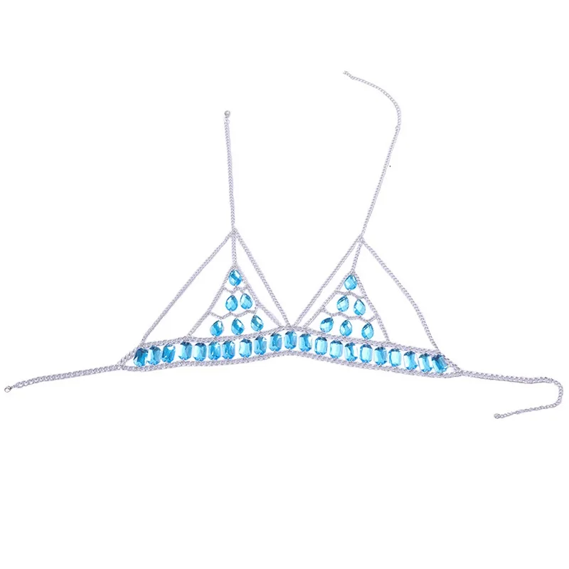 Женский бюстгальтер на цепочке бикини Пляжное Ювелирное Украшение для тела