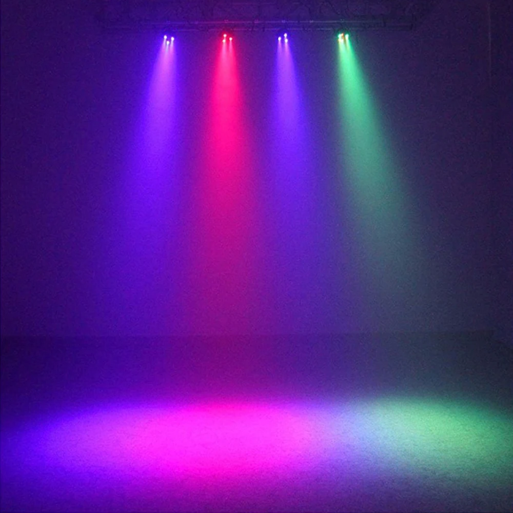 Par light 12x12 Вт RGBW 4в1 светодиодный стробоскоп мигающий свет, мини для dj