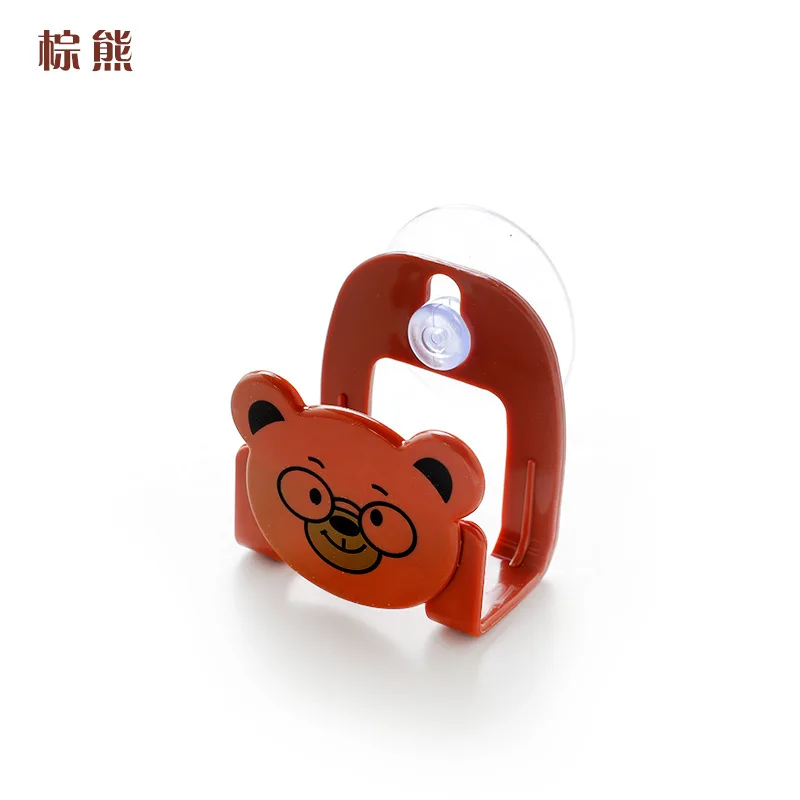 Sale Cartoon Animal Cat Bear Frog Wall Mounted Bath Storage Box Soap Bar Holder Kitchen Tools Sponge Drain Shelf Bag F2428 | Дом и сад