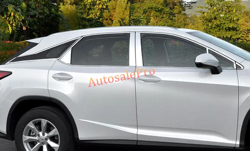 Для LEXUS RX200t RX450h 2016 12 шт домшаняя Центральная колонна отделка подоконника хром |