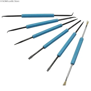 Solder Assist Tools Yeeco 6 Pieces Double Sided Soldering Assist Aid Electronic Repair Tools Welding Accessory Kit with Blue He