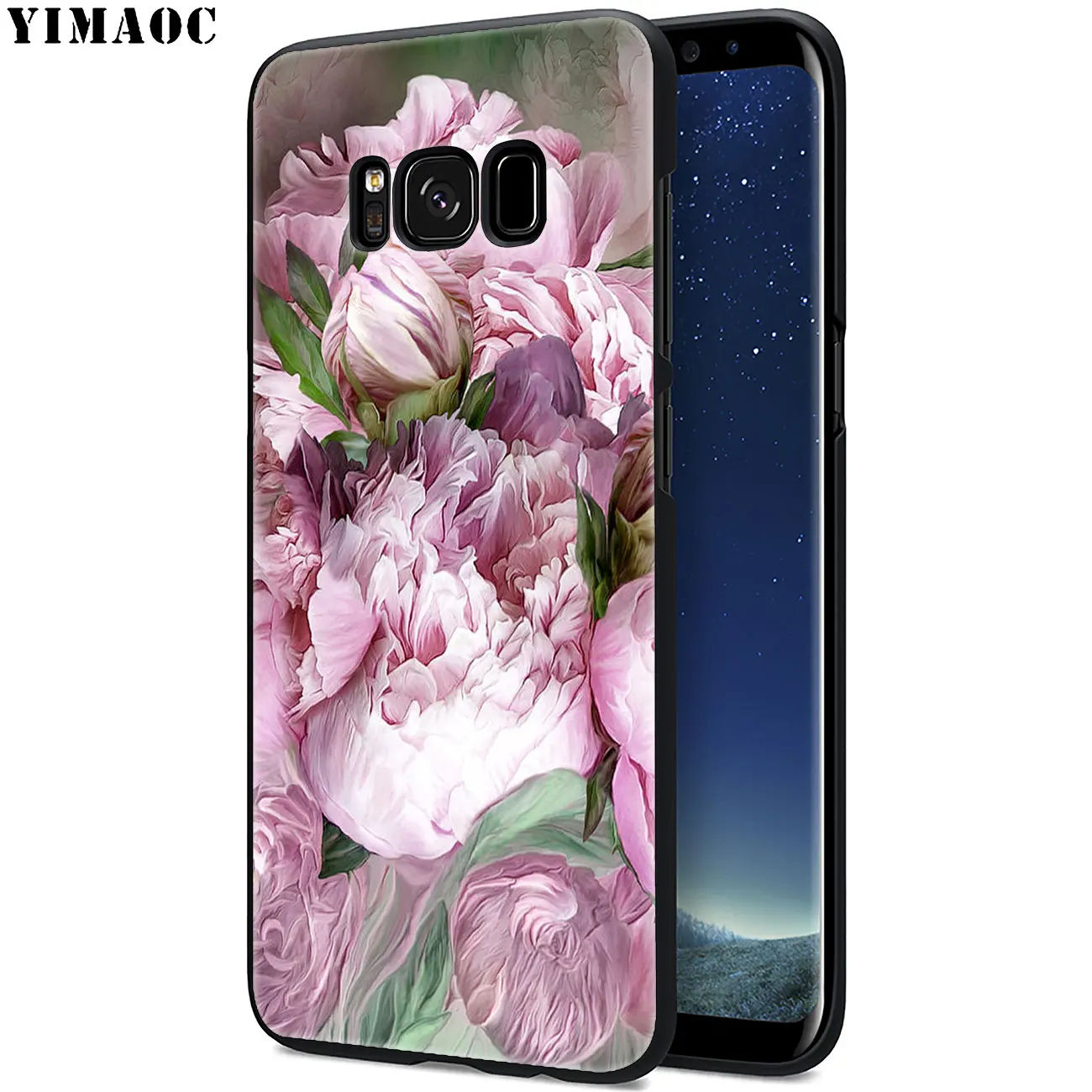 YIMAOC красота пионов цветы Жесткий Мягкий силиконовый чехол для Samsung Galaxy S20 Ultra S10 Lite