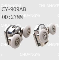 metal roller od27mm sliding door pulley shower room hardware